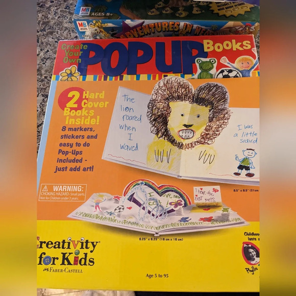 Creativity for Kids Create Your Own Pop Up Books New Kit Storytelling Draw - Picture 1 of 2